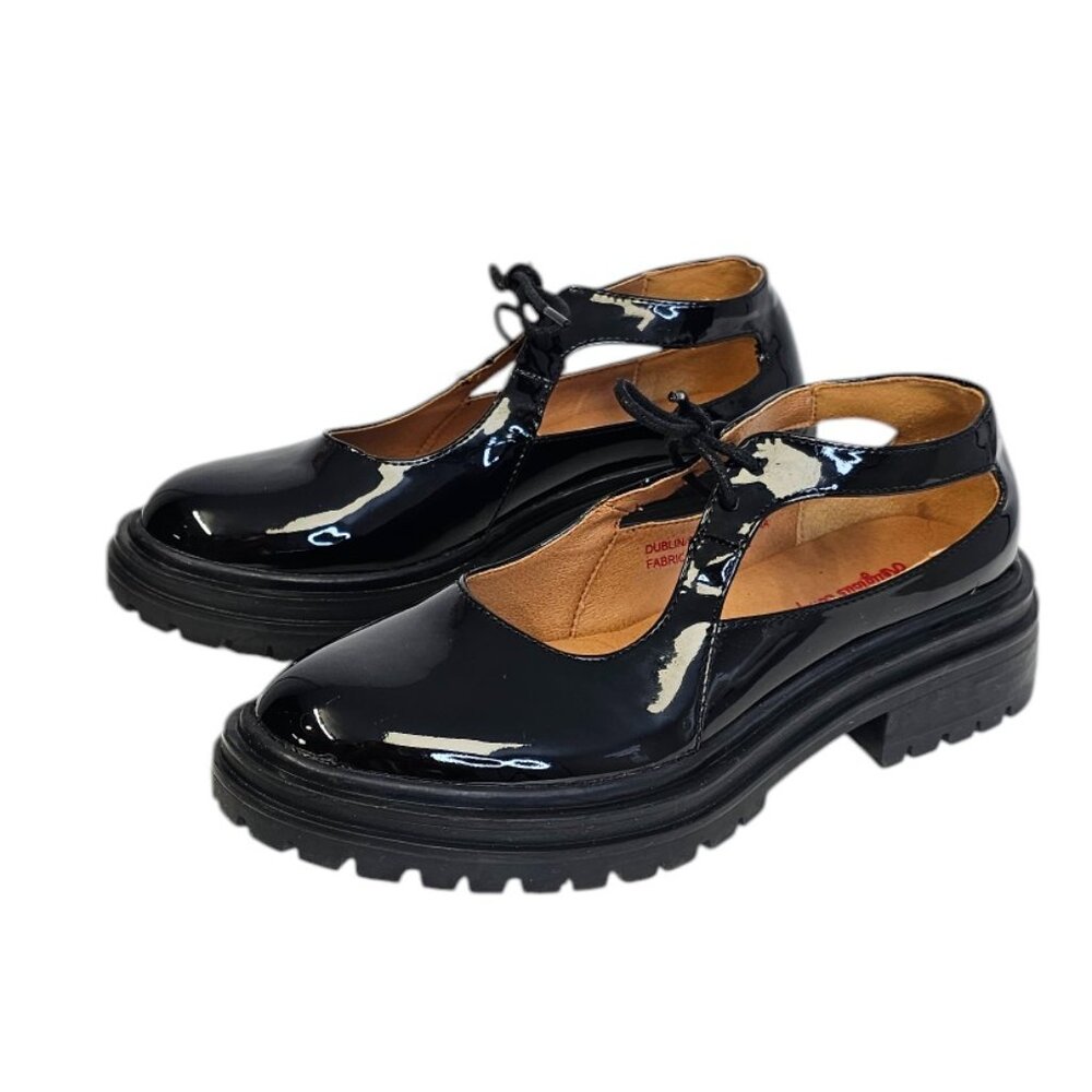 Black Patent Leather Women's Shoes